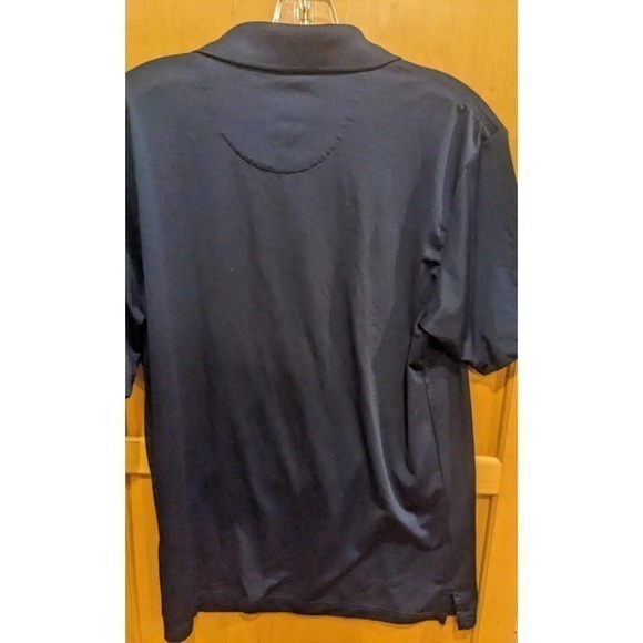 Jack Nicklaus Bear Polo Shirt Mens Medium Blue‎ GOLF Short Sleeve Polyester - Picture 2 of 4